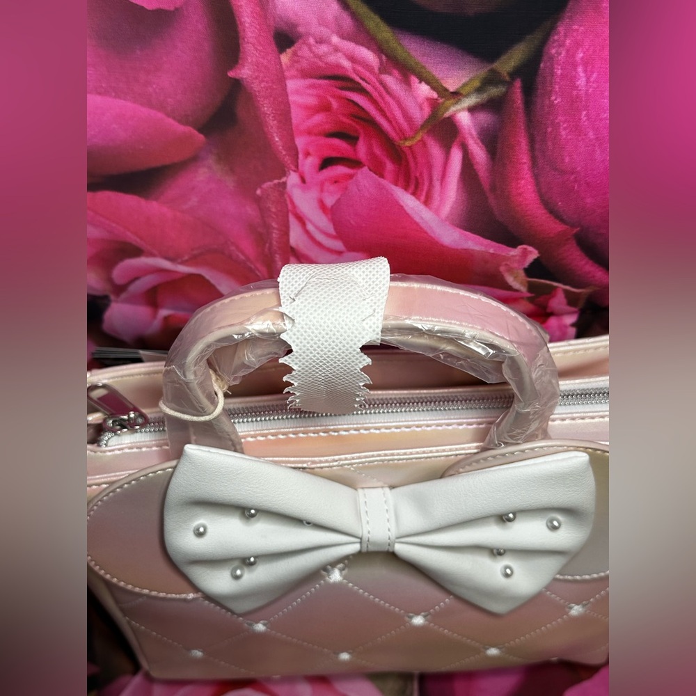 Loungefly Disney Iridescent Bow Handbag/ Crossbody - Picture 6 of 11